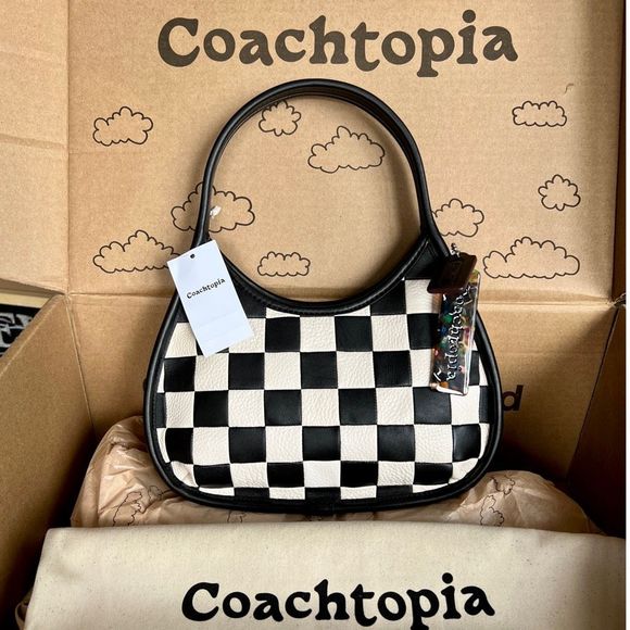 🚫SOLD🚫 Coachtopia Ergo Upcrafted Set: Shoulder Bag, Card Case, ‘Shroom Charm - Picture 5 of 17